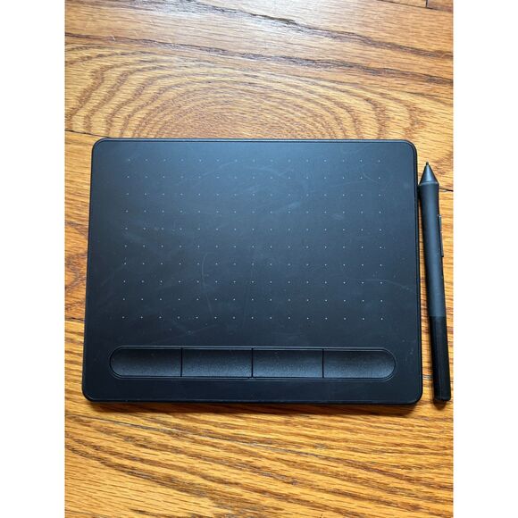 Wacom Intuos Graphics Drawing Tablet, Small 7.9"x 6.3", Black, CTL4100